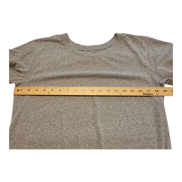 Madewell Womens Tee Small Gray Triblend Ex-Boyfriend Short Sleeve Minimalist - Picture 9 of 11
